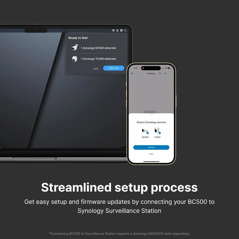 IP Camera TC500 Dome IP Camera 2880 X 1620/ PoE/ IP67 Compatible/Night Vision Performance: 30 M