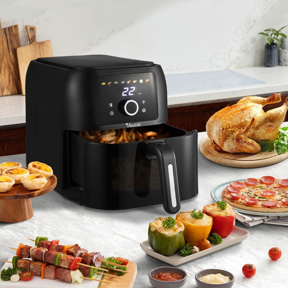 Digital Touch Air Fryer Oven Oil-Free Cooker 8L 1700W
