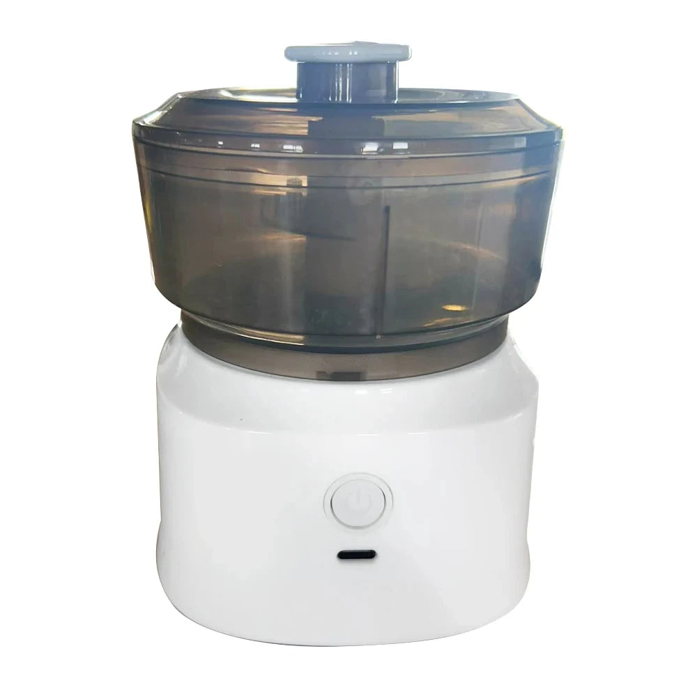 Mini Wireless Electric Garlic Press Dual Purpose Garlic Puree 350ml Kitchen Food Shredder Usb Charging Meat Grinder Vegetable