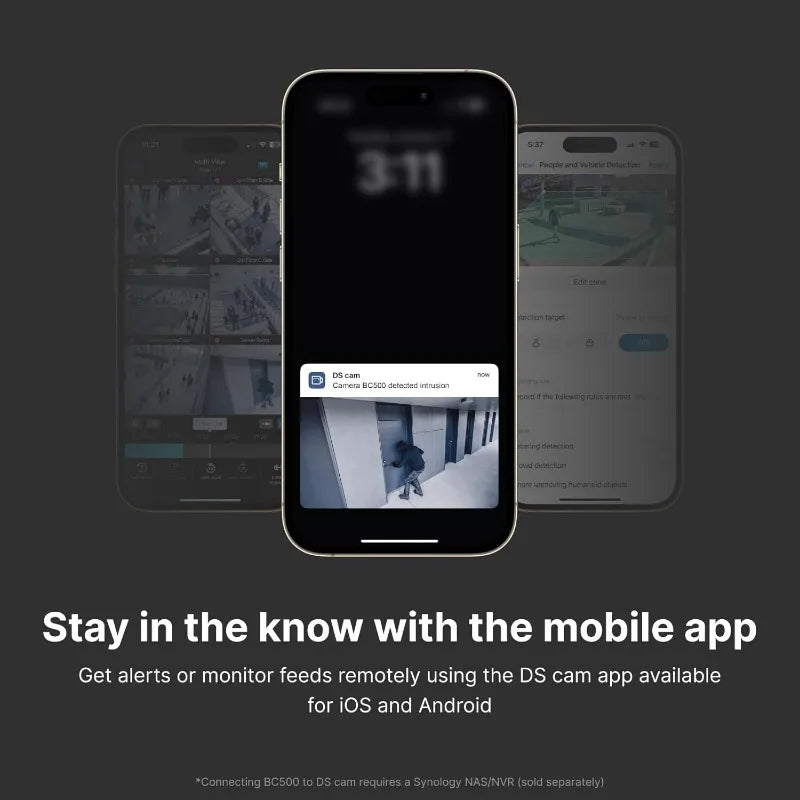 IP Camera TC500 Dome IP Camera 2880 X 1620/ PoE/ IP67 Compatible/Night Vision Performance: 30 M