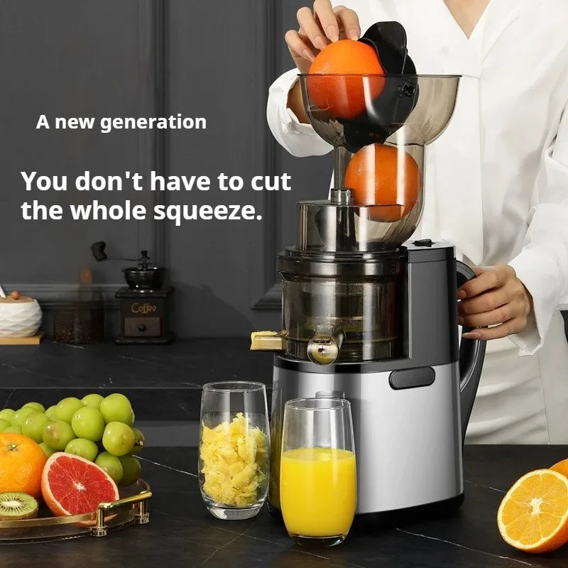 Portable Electric Citrus Juicer Stainless Steel Multi-Section Small Grinding Machine Chopper Multi-Section Screw Extrusion RV